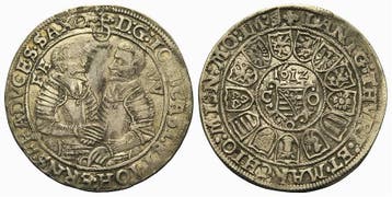 1/4 taler, daalder 1612 Coburg Sachsen-alt-gotha: Johann..., Verzenden, België