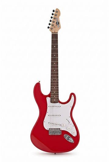 Gear4Music - Serie LA RED, Stile Stratocaster - -