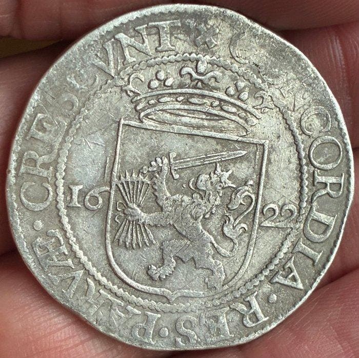 Nederland, Gelderland Nederlandse Rijksdaalder 1622 / Rare, Postzegels en Munten, Munten | Nederland