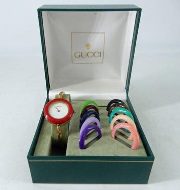 Gucci - Very rare 11/12.2 Gucci bangle watch with complete, Nieuw