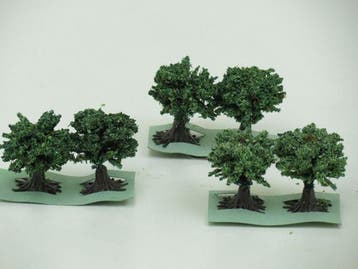 Jordan 9 Büsche Grün 6st. 3 cm (Bomen en struiken), Ophalen of Verzenden, Nieuw