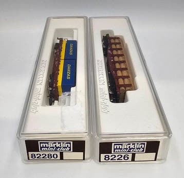 Märklin Z - 8226 / 82280 - Modeltrein goederenwagon (2) -, Nieuw