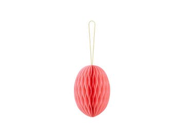 Roze Honeycomb Paasei 12cm, Verzenden, Nieuw