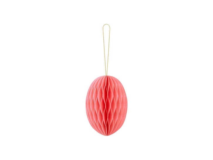 Roze Honeycomb Paasei 12cm, Hobby & Loisirs créatifs, Articles de fête, Envoi