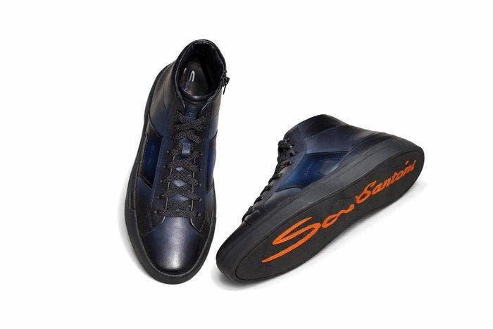 Santoni - Sneakers - Taille : EU 42 - Neuf avec étiquette, Kleding | Heren, Schoenen