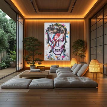 Dine Chanima (XX-XXI) - (XXL) Giant Bowie Graffiti Love