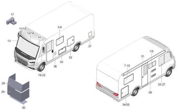 Knaus motorhome onderdelen & parts uit voorraad leverbaar!, Caravans en Kamperen, Verzenden, Nieuw