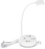 Bureaulamp - Tafellamp - Tafellamp slaapkamer - Wit - Aigost, Verzenden, Nieuw