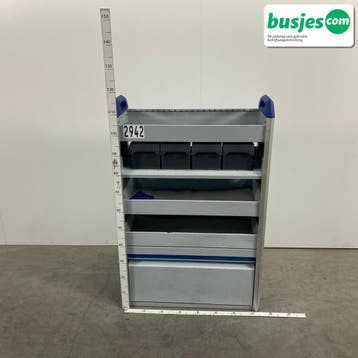 Sortimo alu bedrijfswagen inrichting 765x385x1170mm (2942), Verzenden