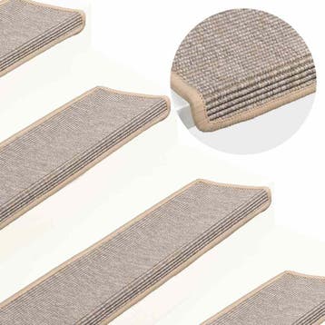 vidaXL Trapmatten 15 st 65x21x4 cm zilver met rechthoekige, Verzenden