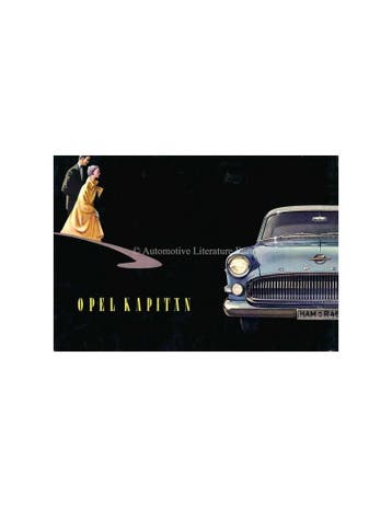 1955 OPEL KAPITÄN BROCHURE NEDERLANDS