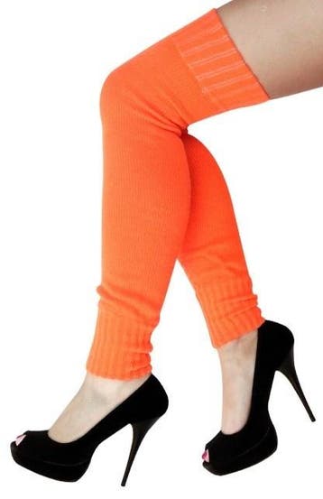 Beenwarmers Lang Fluor Oranje, Verzenden, Nieuw