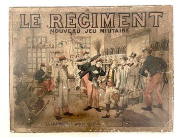 Ludovic - Le Régiment - 1890 - Jeu de société - M.D - Carton