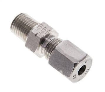 1/4 NPT mâle x 6S Anneau de coupe droit en acier, Verzenden, Nieuw