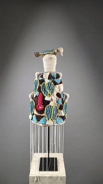 Hoed van parels - Yoruba - Nigeria