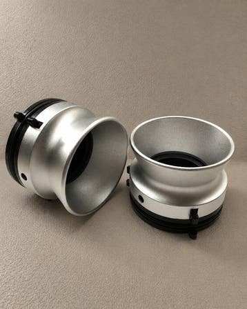 Generic - NAB aluminiumlegering-wieladapter, mat zilver., Nieuw
