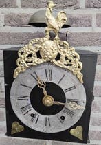 Comtoise klok - Metaal, Messing - 1850-1900 - Haantjes