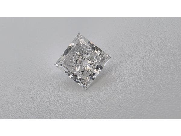 Veiling - Diamant princess 1.00 crt ( IGI gecertificeerd ), Handtassen en Accessoires, Edelstenen
