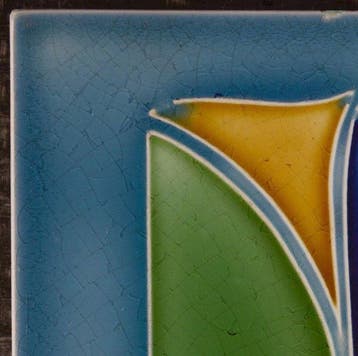 Jugendstil Tegel - Dusseldorfer Tonwarenfabrik AG - Art