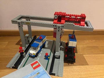 Lego Set - 7823 - Train - Container Crane 12V Eisenbahn