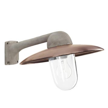 Stal- & Boerderijlampen Fabrique Muurlamp Alu/Koper, Verzenden, Nieuw