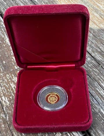 Letland. 5 Euro 2023 The Golden Horses Proof