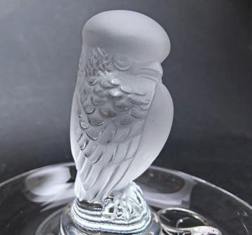 Lalique - Boîte à bijoux - Moineau - Cristal