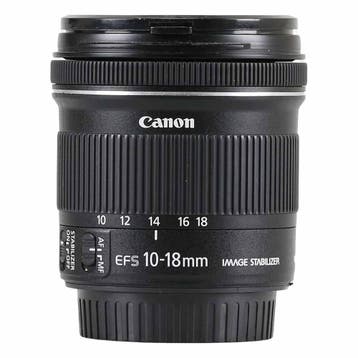 Canon EF-S 10-18mm f/4.5-5.6 IS STM met garantie, Ophalen of Verzenden
