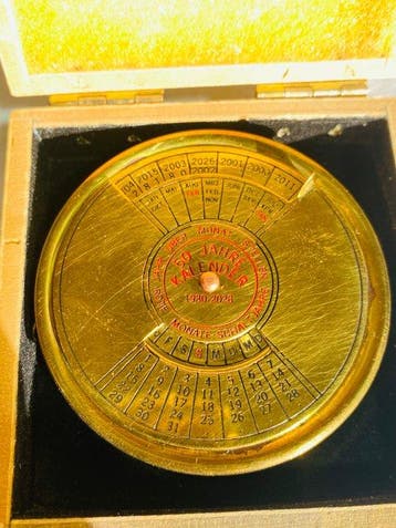 coffret « 50 Jahre Kalender » , Ancien calendrier perpétuel