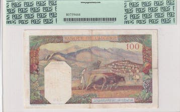 Algeria. - 100 Francs - 1941 - Pick 85 (Zonder minimumprijs)