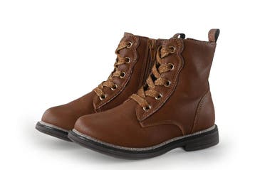 Milo &amp; Mila Veterboots Meisjes in maat 26 Cognac, Verzenden, Jongen of Meisje, Schoenen, Zo goed als nieuw