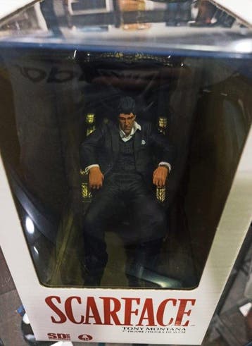 Scarface - Al Pacino as Tony Montana on Throne