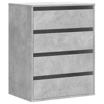 Ladekast betongrijs | Tweede kansje | OP = OP, Huis en Inrichting, Kasten | Ladekasten, Verzenden, Nieuw, 50 tot 100 cm, 3 of 4 laden