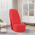 vidaXL Hakstoel kunstleer rood, Huis en Inrichting, Verzenden, Nieuw