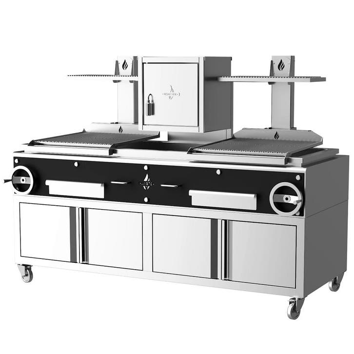 Houtskoolgrill | PARRILLA F | Oppervlak 1260x620 |, Articles professionnels, Horeca | Équipement de cuisine, Envoi