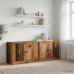 vidaXL Bedkast 2 pcs Oud hout 66 x 35 x 48 cm Bewerkt hout, Verzenden