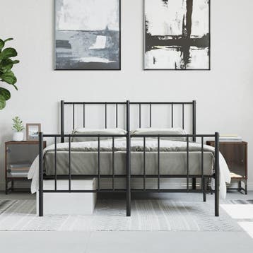vidaXL Nachtkastjes met glazen deuren 2 st 35x37x50 cm, Verzenden