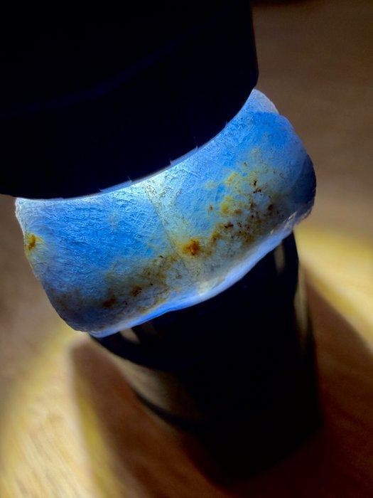 Saffier %100 Natuurlijk Verbazingwekkende Blauwe Saffier, Verzamelen, Mineralen en Fossielen