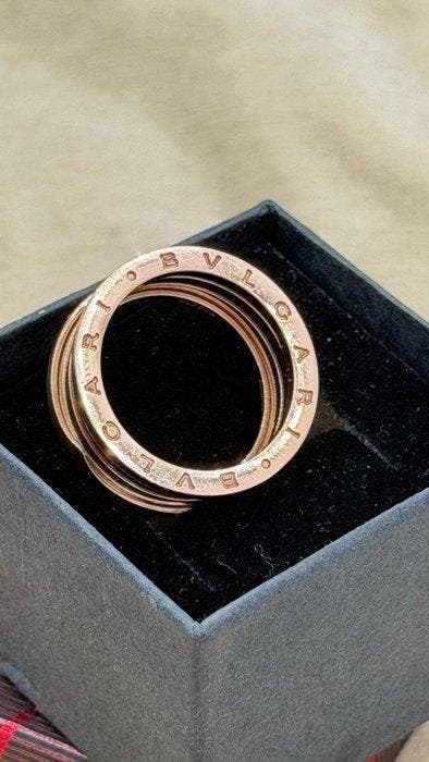 Bvlgari - Ring - B.zero 1 - 18 karaat Roségoud, Handtassen en Accessoires, Ringen