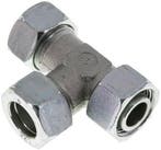Raccord en T à angle droit 22L en acier zingué avec pivot, Verzenden, Nieuw