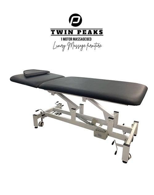 Massagetafel “TWIN PEAKS” Zwart (Saloninrichting Massage, Elektronische apparatuur, Persoonlijke Verzorgingsapparatuur, Nieuw