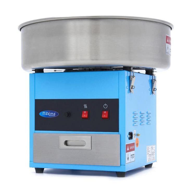 Suikerspinmachine | RVS | Blauw | RVS pan | 1.08kW (230V) |, Zakelijke goederen, Horeca | Keukenapparatuur, Nieuw in verpakking