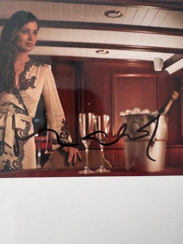 Berenice Marlohe as Severine handsigned photo with BBC, Nieuw