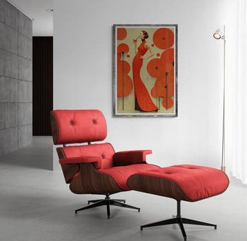 I_KONIQ - Fashion 1950s Campari advertising style