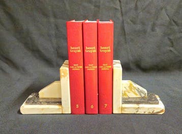 Boekensteunen (2) - Marmer, Onyx, Antiek en Kunst