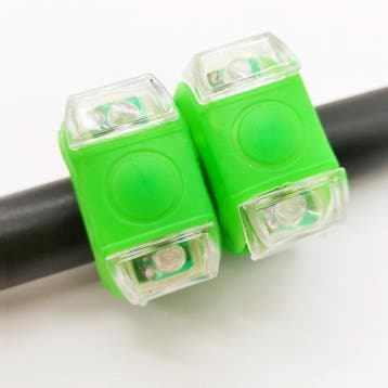 hbs HL-009-Green - LED Fietsverlichting Set - Groen, Fietsen en Brommers, Fietsaccessoires | Overige Fietsaccessoires, Ophalen of Verzenden