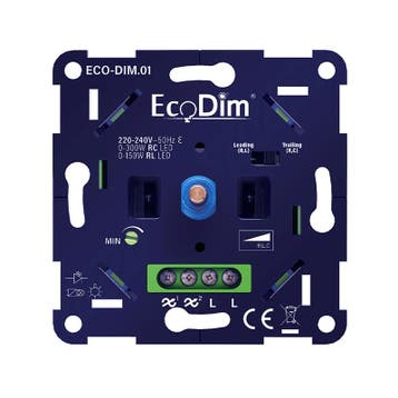 LED - dimmer - universeel - | - 0-300w - | - fase - aan- -, Verzenden