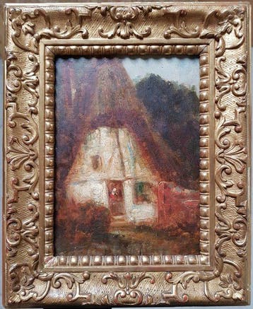 Félix Ziem (1821-1911) - Chaumière dans la forêt