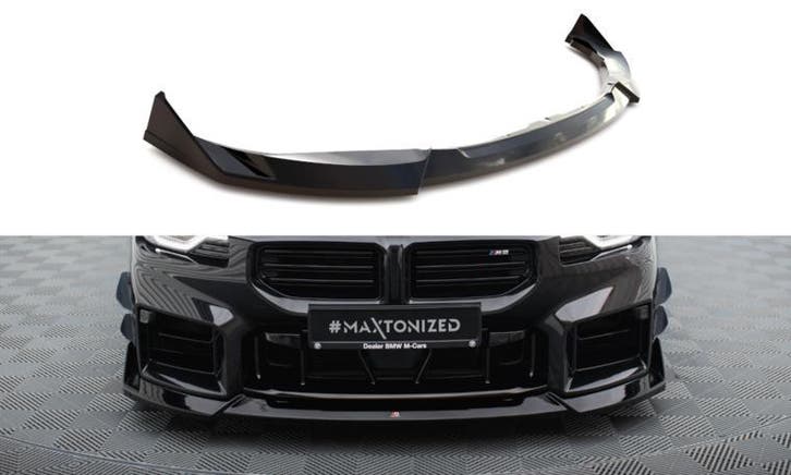 Maxton Front Spoiler V5 BMW 2 Serie M2 G87 B8857, Autos : Pièces & Accessoires, Carrosserie & Tôlerie