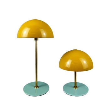 Dyberg Larsen - Tafellamp (2) - Along 2-delige Curry/Mint -